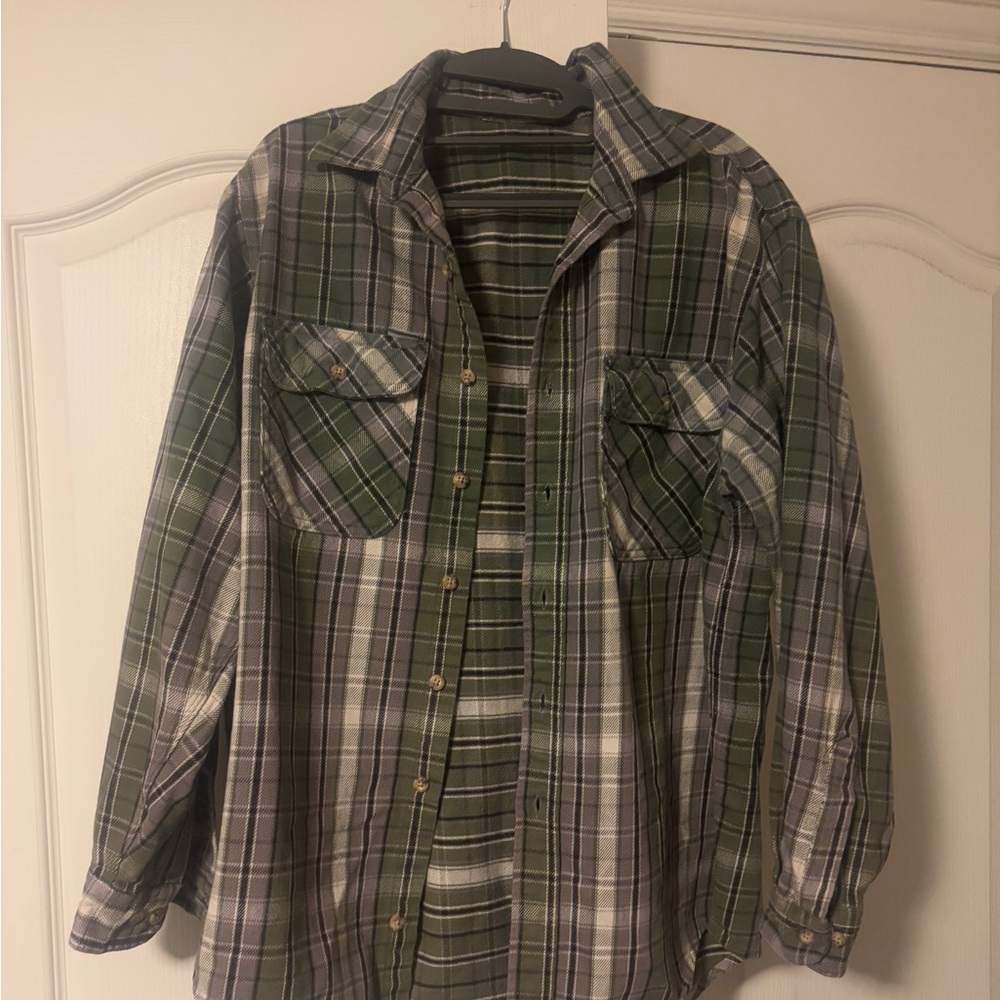Carhartt oversized flannel shirt